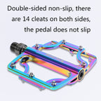 1 Pair WEST BIKING YP0802081 Mountain Road Bike Colorful Pedals, YP0802081