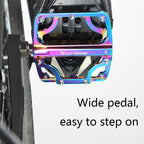1 Pair WEST BIKING YP0802081 Mountain Road Bike Colorful Pedals, YP0802081