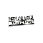 2 PCS Car Modified Metal Car Standard DEPLORABLE Edition Car Stickers, DEPLORABLE