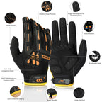 WEST BIKING YP0211208 Riding Gloves Motorcycle Bike Long Finger Non-Slip Touch Screen Gloves, M, L, XL