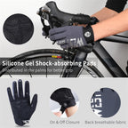 WEST BIKING YP0211214 Long Finger Shock Absorption Non-Slip Touch Screen Gloves Cycling Sports Gloves, M, L, XL