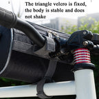 Outdoor Sports Bicycle Bag Front Beam Bag Bicycle Head Bag Large Capacity Touch Screen Waterproof Cylindrical Riding Bag, 22cm x 12.5cm