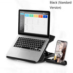 N31 Portable Laptop Bracket Liftable Computer Support Base, Black (Standard Version), White (Standard Edition), Black (Upgrade Version), White (Upgrade Version)