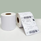 Thermal Self-Adhesive ShippingLabel Paper Is Suitable For XP-108B Printer, 100 x 100 x 500 Sheet/ Roll, 100 x 150 x 350 Sheet/ Roll