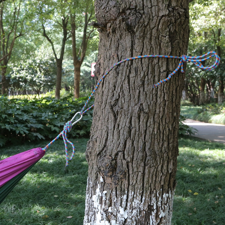 DR001 Outdoor Single Leisure Parachute Cloth Hammock Indoor Swing, 230x90cm Purple, 230x90cm Green