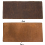 CF9011  Desk Pad Retro Crazy Horse Leather Notebook Computer Mouse Pad Oversized Anti-Slip Desktop Computer Desk Leather Pad