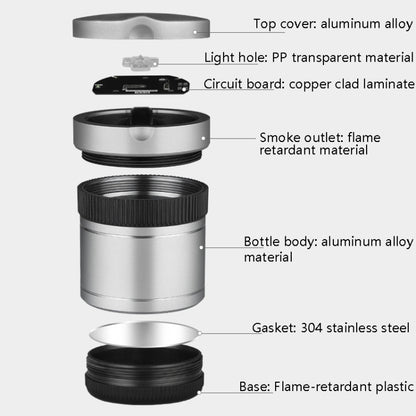 BEN.JACK Ashtray With Cover Personality Multi-Function Universal Car Ashtray