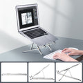 Oatsbasf Z02 Laptop Increasing Cooling Bracket Aluminum Alloy Desktop Adjustable Bracket, Gray, Silver