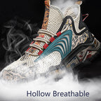1927A Summer Hollow Flying Knit Breathable Sports Shoes Men Casual Shoes, 39, 40, 41, 42, 43, 44, 45, 46
