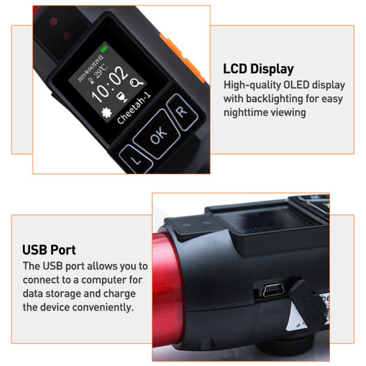 Cheetah No. 1 Alcohol Tester Blowing Baton Alcohol Tester With Flashlight Function，CN Plug, With Flashlight Function, CN Plug, With Flashlight Function, EU Plug