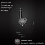 Oatsbasf 3 in 1 Multifunctional Car Charger Data Cable, 1M（Black）, 1M（Red）, 1.5M（Black）, 1.5M（Red）