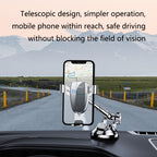 OATSBASF 03513 Phone Car Magnetic Telescopic Bracket Suction Cup Type Navigation Mobile Phone Bracket, 03513