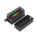 Car Modified 11-Way Fuse With 6-Way Relay Car Machine Cabin Link Inner Cassette Seat, 11-Way Fuse