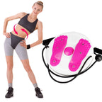 Magnet Massage Board Home Fitness Equipment Twisted Waist Disk With Drawstring, Magnet Massage Board With Drawstring(Red), Magnet Massage Board With Drawstring(Pink), Magnet Massage Board With Drawstring(Purple)                                         ...