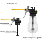 4 PCS CY-0085 Home Long Mouth Injection Device Machine Oil Pot Manual Lubrication Gear Oil Filler, Style:, Transparent 250ml, Metal 300ml, Metal 500ml