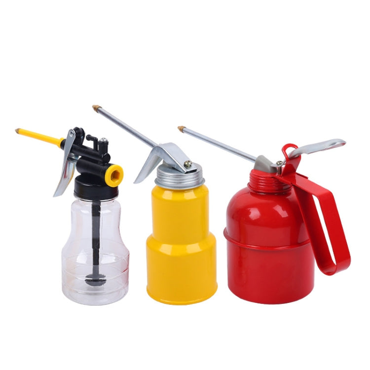 4 PCS CY-0085 Home Long Mouth Injection Device Machine Oil Pot Manual Lubrication Gear Oil Filler, Style:, Transparent 250ml, Metal 300ml, Metal 500ml