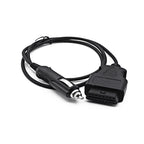 2 PCS OBD Female Transparent Cigarette Lighter High Temperature Resistant Flame Retardant Cigarette Lighter, OBD Female