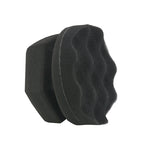 Hand-Grabbing Waves High Density Car Tire Wax Sponge Leather Wax Sponge, Specification:, Small, Large
