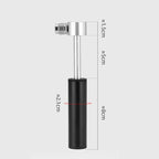 Bicycle Small Aluminum Alloy Pump Portable Mini Basketball Feeding Tube, Aluminum Alloy Pump(Black), Aluminum Alloy Pump(Red), Aluminum Alloy Pump(Blue), Aluminum Alloy Pump(Silver), Aluminum Alloy Pump(Golden)