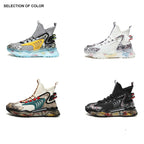 1925 Flying Knit Breathable High-Top Sports Men Shoes Clunky Sneaker, 39, 44, 45, 46