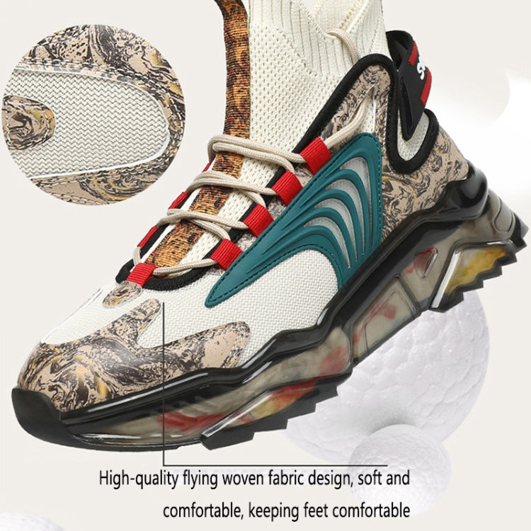 1925 Flying Knit Breathable High-Top Sports Men Shoes Clunky Sneaker, 39, 44, 45, 46