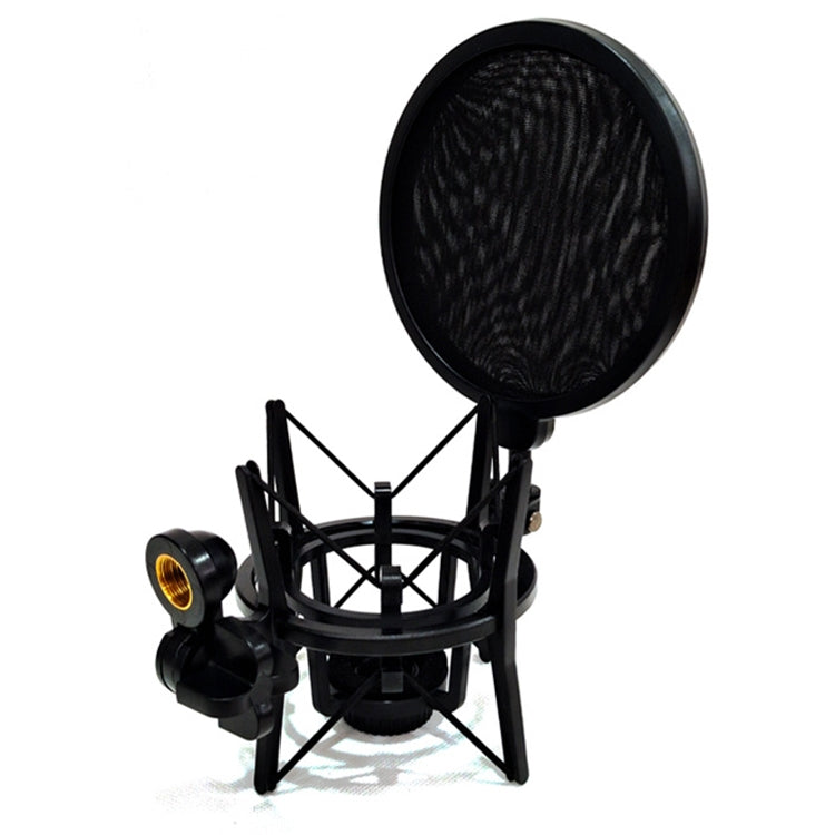 Microphone Shockproof Bracket Condenser Microphone Blowout Cover Set, SH-101