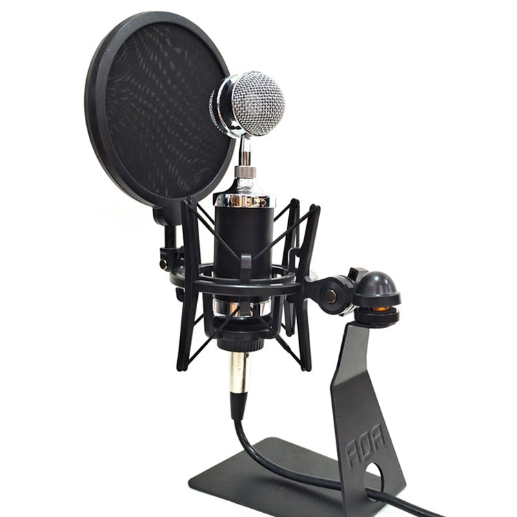 Microphone Shockproof Bracket Condenser Microphone Blowout Cover Set, SH-101