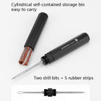 CYCLINGBOX Bicycle Repair Tool Portable Emergency Tire Strip Maintenance Tire Rod, Black, Titanium Color