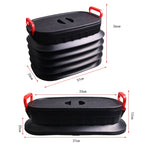 18L Folding Trash Can Telescopic Storage Box Storage Bucket Folding Water Bucket, Folding Trash Can