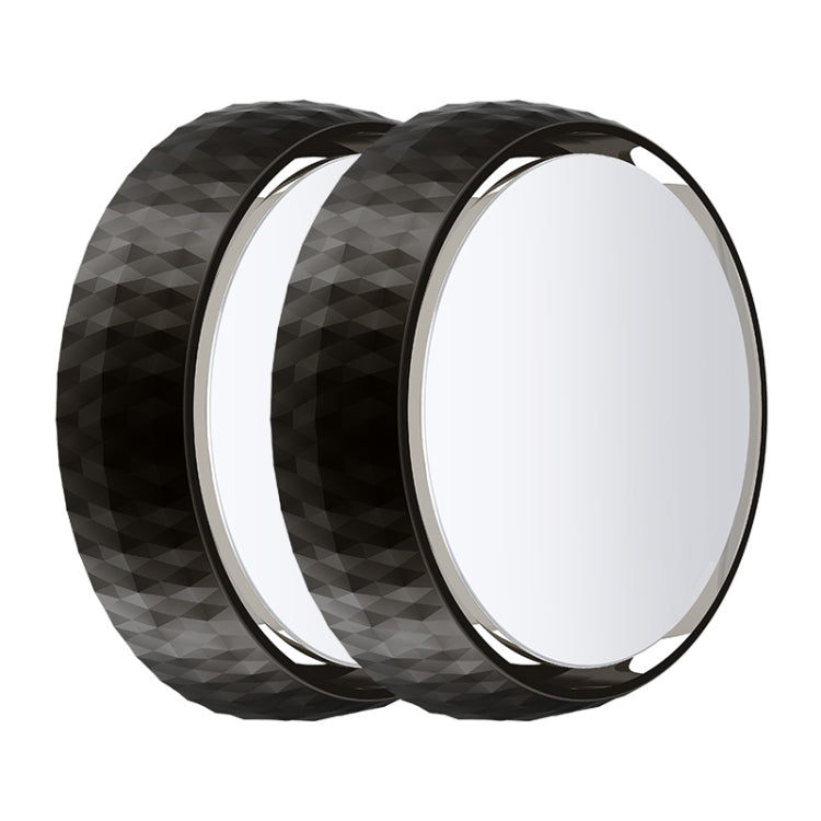 Repeated Disassembly Absorbing Car Back Vision Reversing Small Round Mirrors, Color:, Black, Silver