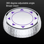 Repeated Disassembly Absorbing Car Back Vision Reversing Small Round Mirrors, Color:, Black, Silver