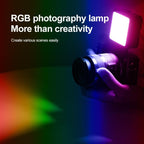 N69 2500-9000K+RGB Camera Fill Light Small Full Color Photography Light Portable Handheld Night Light LED Pocket Light, N69