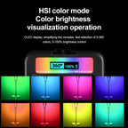 N69 2500-9000K+RGB Camera Fill Light Small Full Color Photography Light Portable Handheld Night Light LED Pocket Light, N69
