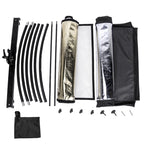 FOMITO U-Shaped Curved  Photo Studio Reflector Board 4 In 1 Gold Silver White Black Reflective Board, U-Shaped 4 in 1