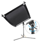 FOMITO U-Shaped Curved  Photo Studio Reflector Board 4 In 1 Gold Silver White Black Reflective Board, U-Shaped 4 in 1