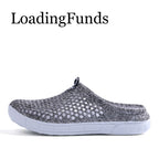 Hollow Hole Shoes Light and Breathable Home Half Slippers Beach Shoes for Women, 36, 37, 38, 39, 40, 41