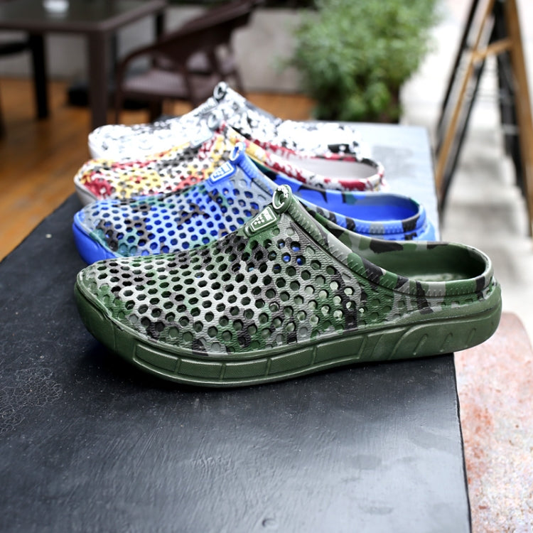 Hollow Hole Shoes Light and Breathable Home Half Slippers Beach Shoes for Women, 36, 37, 38, 39, 40, 41