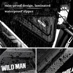 WILD MAN ES19 Bicycle EVA Hard Shell Triangle Bag Mountain Bike Front Beam Bag, ES19 (Black)