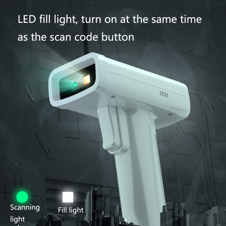 Deli Express Single Scanner Cashier Scanner, Specification:, White Wired