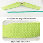 2 PCS Yoga Stretch Belt Cotton Thick Mobius Strip, Orange, Green, Light Purple, Deep Purple, Light Blue, Brown, Rose Red, Gray, Black