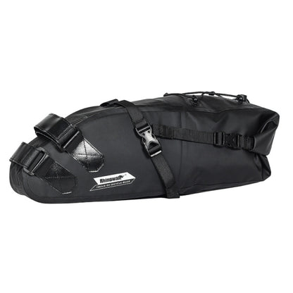 Rhinowalk RK19511 Full Waterproof Bicycle Saddle Tail Bag Big Capacity Road Bike Bag, RK19511 Black 10L, RK19512 Black 5L, RK19513 Black 13L