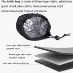 Rhinowalk RK9100B Riding Insulation Water Bottle Bag Portable Bicycle Kettle Tool Package, RK9100B