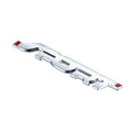 6 PCS  Metal 3D Stereo Car Sticker Modified Sport Tail Sticker Body Sticker, Silver, Black, Red