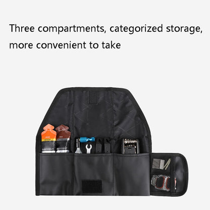 Rhinowalk RK5100 Bicycle Tools Storage Bag Mountain Bike Saddle Bag, RK5100 (Black), RK5100 (Gray)