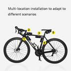 Rhinowalk RK5100 Bicycle Tools Storage Bag Mountain Bike Saddle Bag, RK5100 (Black), RK5100 (Gray)
