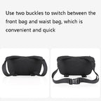 Rhinowalk X21923 Bicycle Front Hanging Bag Multi-Function Bike Waterproof Front Bag, X21923 (Matte Green), X21923 (Full Black)