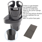 Multi-Function Car Cup Rack Modified Cup Mat Beverage Rack, SB-1099 Matt Black, SB-1099 Carbon Fiber Black