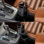 Multi-Function Car Cup Rack Modified Cup Mat Beverage Rack, SB-1099 Matt Black, SB-1099 Carbon Fiber Black