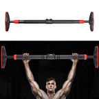 Punch-free Home Wall Indoor Horizontal Bar Pull-up Device Fitness Equipment, With Spirit Level, Short, With Spirit Level, Middle, With Spirit Level, Long