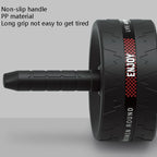Household Fitness Equipment Abdominal Curl Roller Abdominal Muscle Wheel With Kneeling Pad, Two-wheel Black, Two-wheel Red Black, Three-wheel Red Black